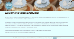 Desktop Screenshot of cakesandmore.ie